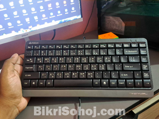A4tech Fk11 Mini Fstyler Sleek Multimedia Compact Keyboard